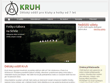 Tablet Screenshot of kruh.cz